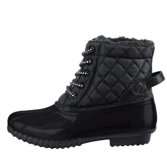 Sporto Ladies Water Repellant Duck Boot, Black New in Box, 10 - Picture 4 of 4